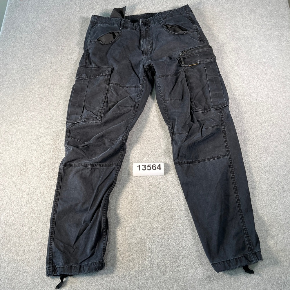 Supply & Demand Cargo Pants Mens Large Black Good Washed Streetwear